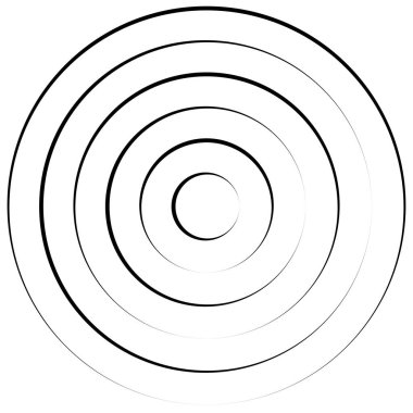 Radyal, dairesel çizgiler ögesi birleştiriliyor