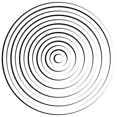 Radyal, dairesel çizgiler ögesi birleştiriliyor