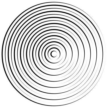 Radyal, dairesel çizgiler ögesi birleştiriliyor