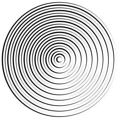 Radyal, dairesel çizgiler ögesi birleştiriliyor