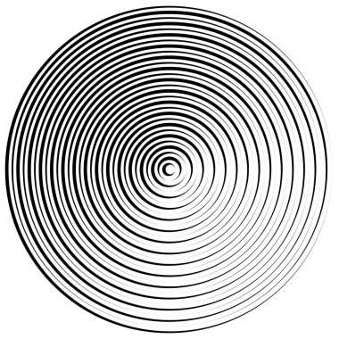 Radyal, dairesel çizgiler ögesi birleştiriliyor