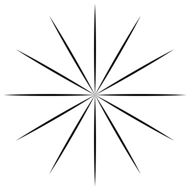 Radyal, dairesel çizgiler ögesi birleştiriliyor