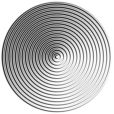 Radyal, dairesel çizgiler ögesi birleştiriliyor