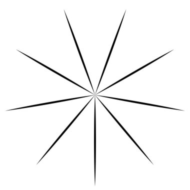 Radyal, dairesel çizgiler ögesi birleştiriliyor