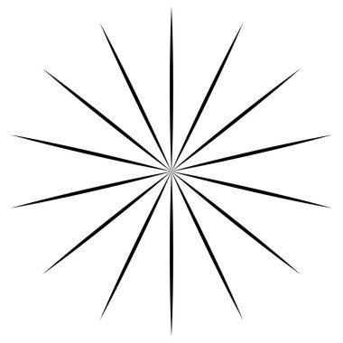 Radyal, dairesel çizgiler ögesi birleştiriliyor