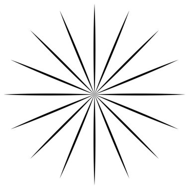 Radyal, dairesel çizgiler ögesi birleştiriliyor