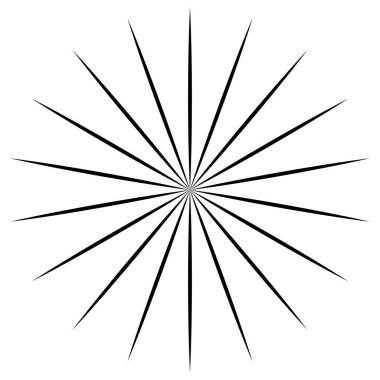 Radyal, dairesel çizgiler ögesi birleştiriliyor