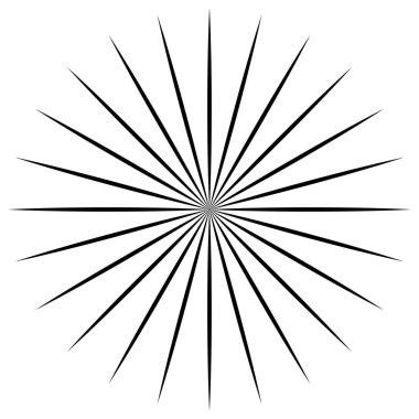 Radyal, dairesel çizgiler ögesi birleştiriliyor