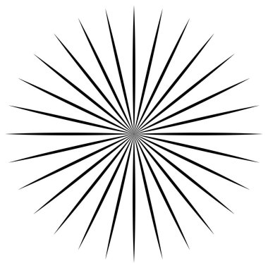 Radyal, dairesel çizgiler ögesi birleştiriliyor