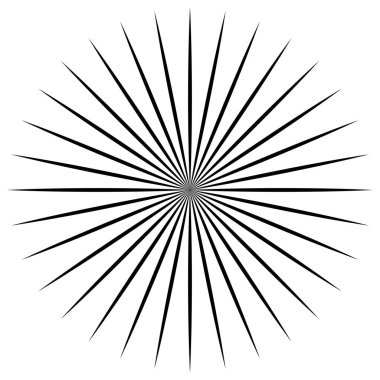 Radyal, dairesel çizgiler ögesi birleştiriliyor