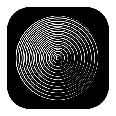 Radyal, dairesel çizgiler ögesi birleştiriliyor