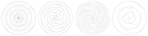 Abstraktes Spiral Wirbel Und Wirbelelement Volute Helix Vektor Bestandsvektorillustration Clip — Stockvektor