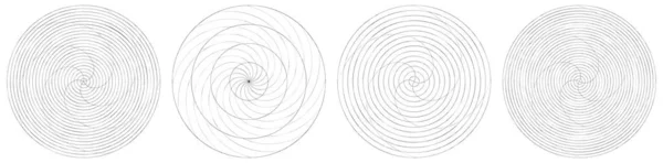 Abstract Spiral Swirl Twirl Element Volute Helix Vector Stock Vector — Stockvektor