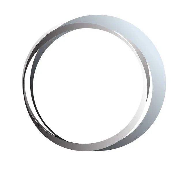 Random Circles Rings Circular Element — Vetor de Stock