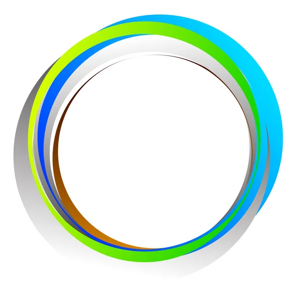 Random Circles Rings Circular Element — 图库矢量图片