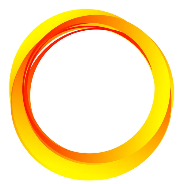 Círculos Aleatórios Anéis Elemento Circular — Vetor de Stock
