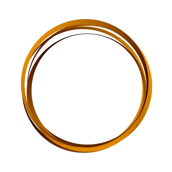 Random Circles Rings Circular Element — Stockvector