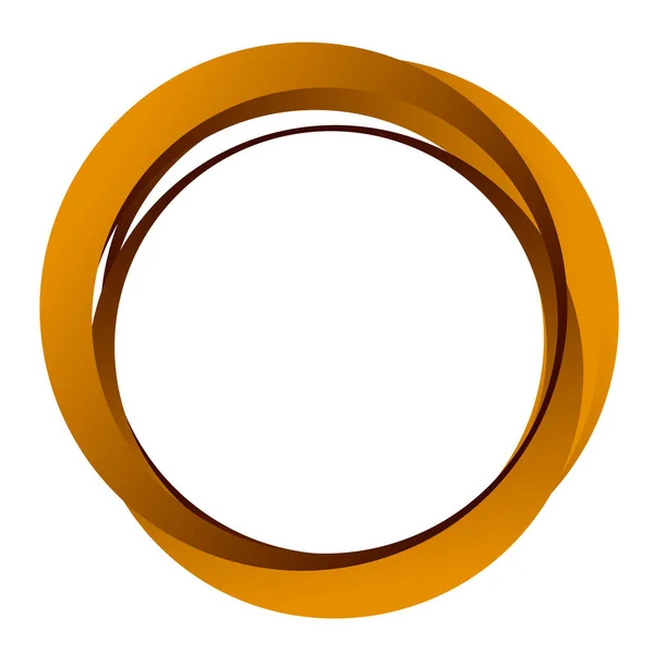 Cercles Aléatoires Anneaux Élément Circulaire — Image vectorielle