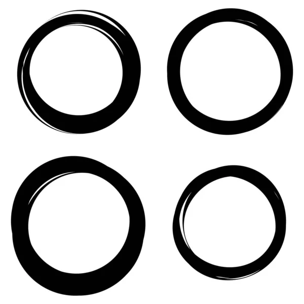 Random Circles Rings Circular Element — Stock vektor