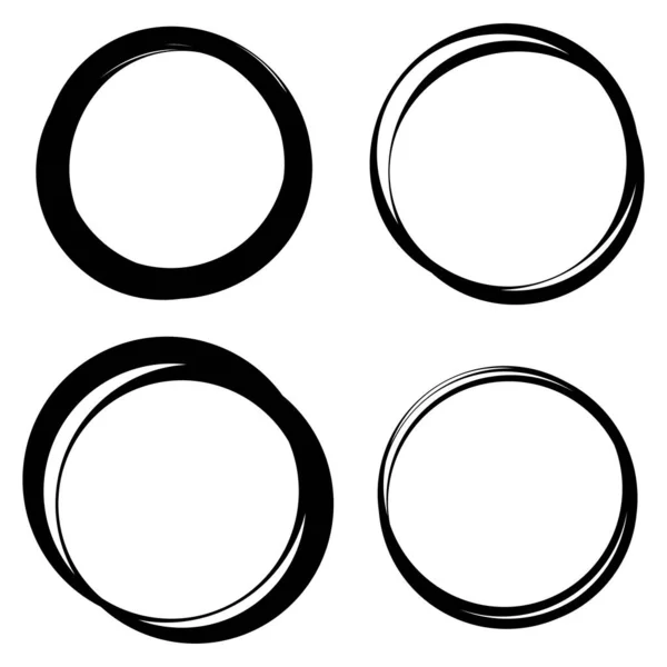 Random Circles Rings Circular Element — Vector de stoc