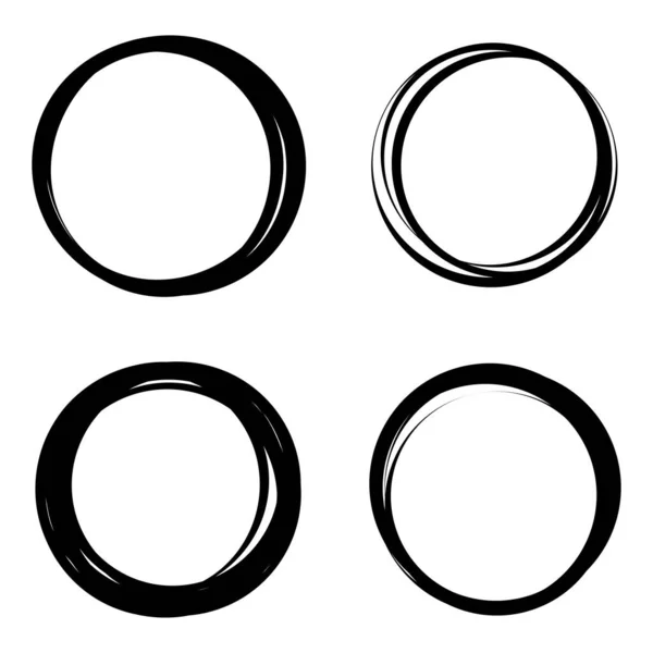 Random Circles Rings Circular Element — Wektor stockowy