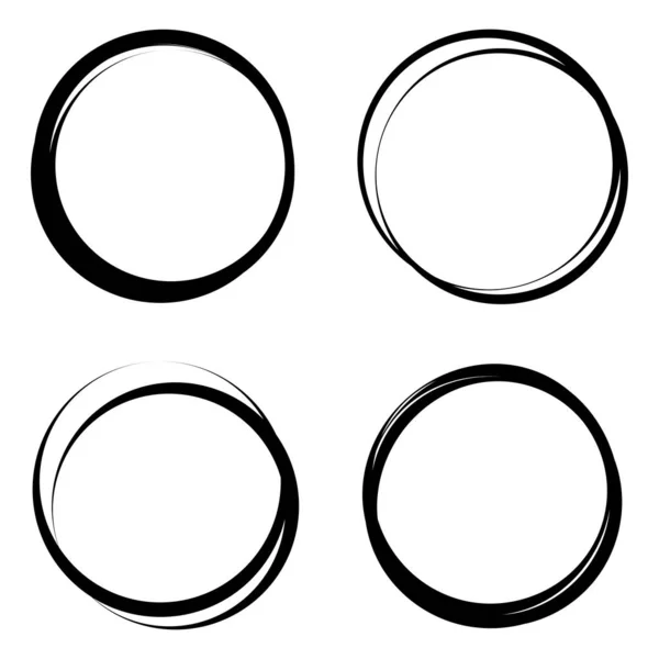 Random Circles Rings Circular Element — стоковый вектор