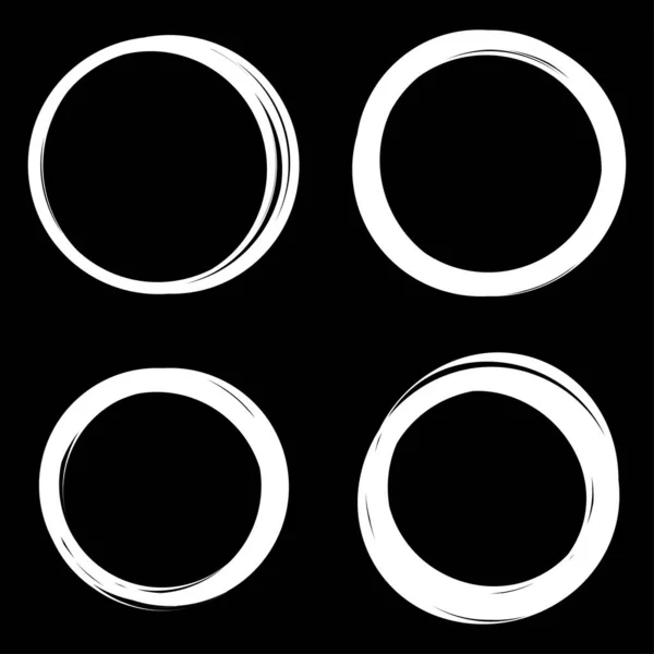 Random Circles Rings Circular Element — Stock Vector