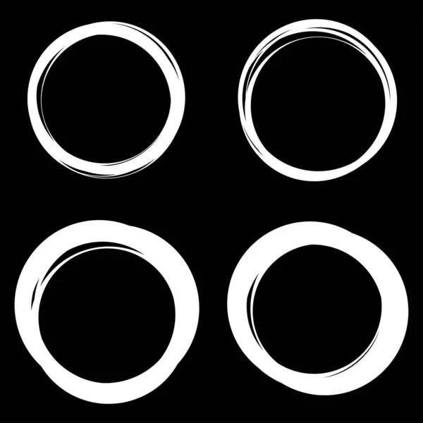 Random Circles Rings Circular Element — Vetor de Stock