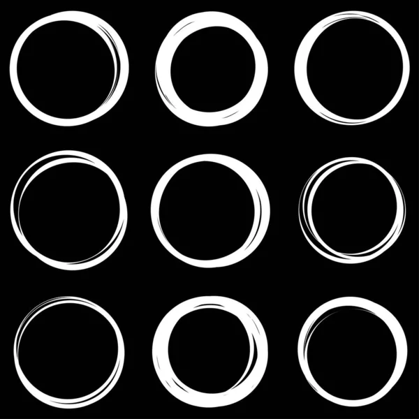 Random Circles Rings Circular Element — стоковый вектор