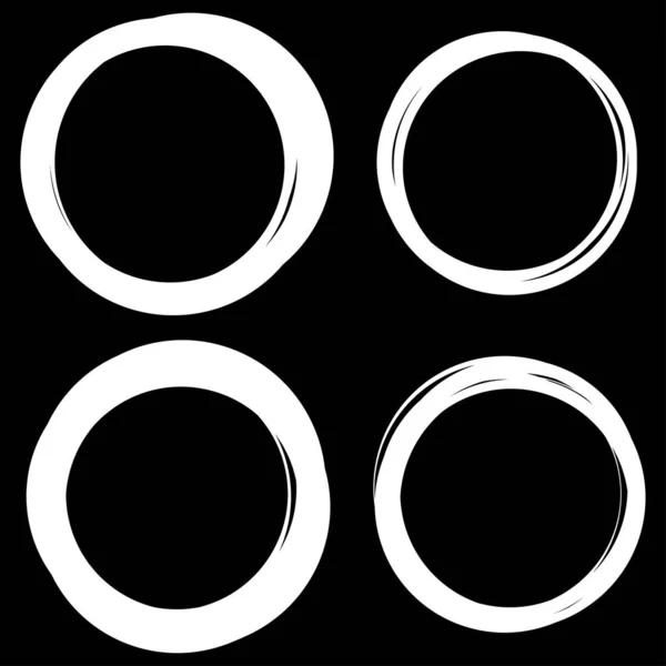 Τυχαία Κύκλους Δακτύλιοι Κυκλικό Στοιχείο — Διανυσματικό Αρχείο