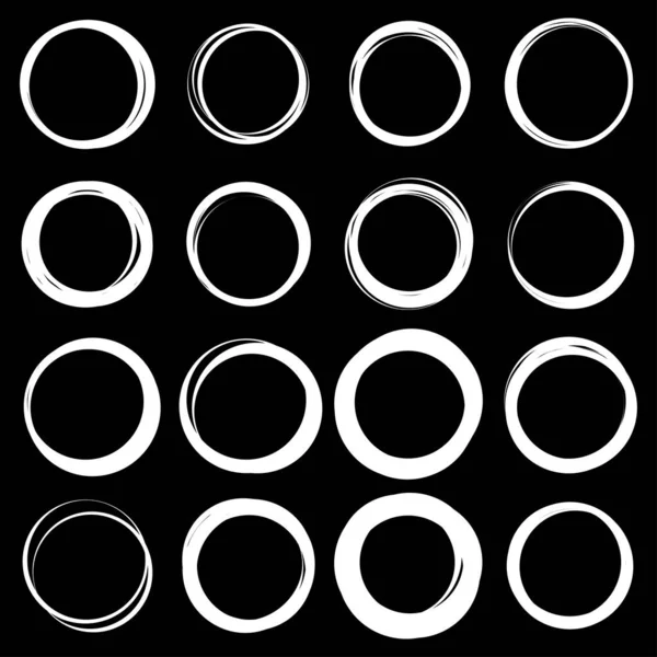 Náhodné Kruhy Kruhový Prvek — Stockový vektor