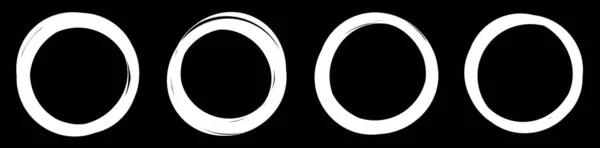 Випадкові Кола Кільця Круглого Елемента Стокова Векторна Ілюстрація Кліп Арт — стоковий вектор
