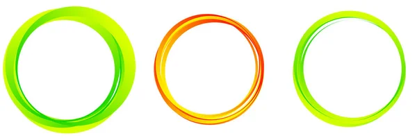Random Circles Rings Circular Element Stock Vector Illustration Clip Art — Vetor de Stock