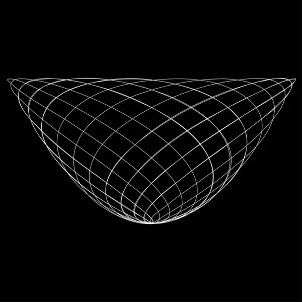 Abstract Line Drawing Line Art Formation Structure — Stockvektor