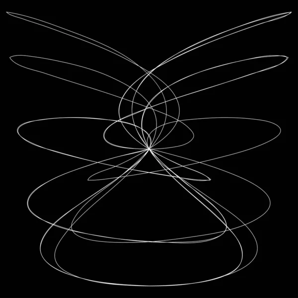 Dessin Abstrait Formation Art Linéaire Structure — Image vectorielle