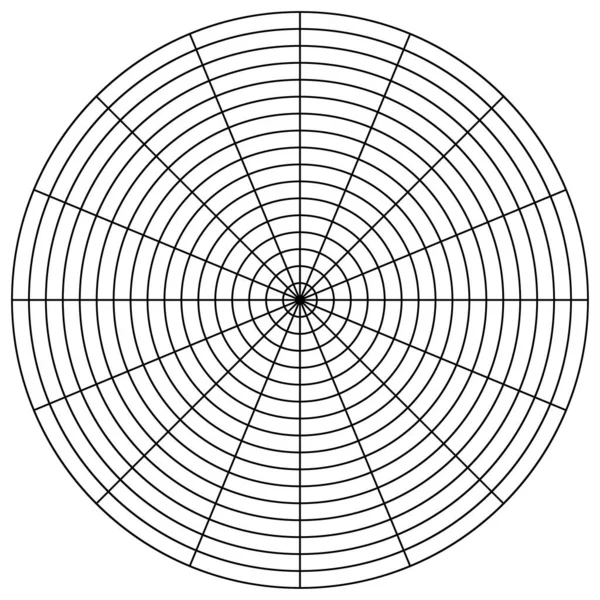 Converging Radial Circular Lines Element — Stock vektor