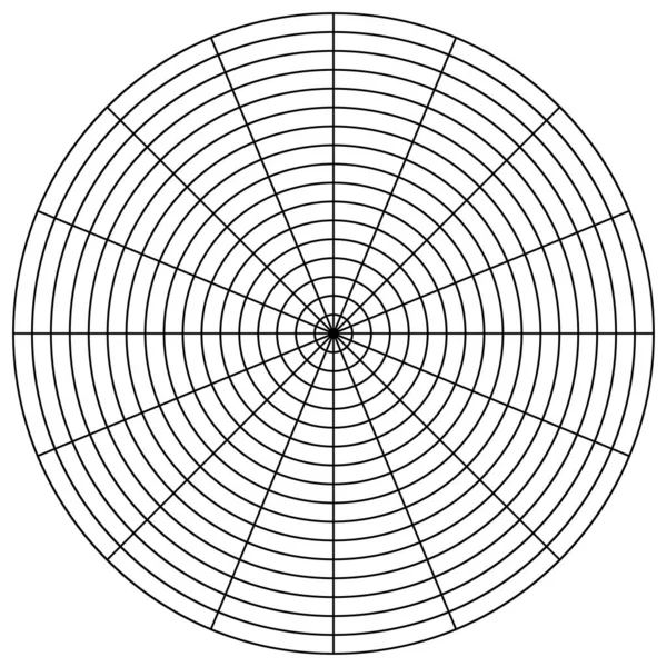 Converging Radial Circular Lines Element — Stok Vektör