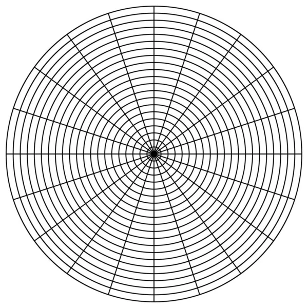 Converging Radial Circular Lines Element — Stok Vektör