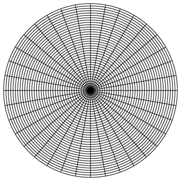 Converging Radial Circular Lines Element — стоковый вектор