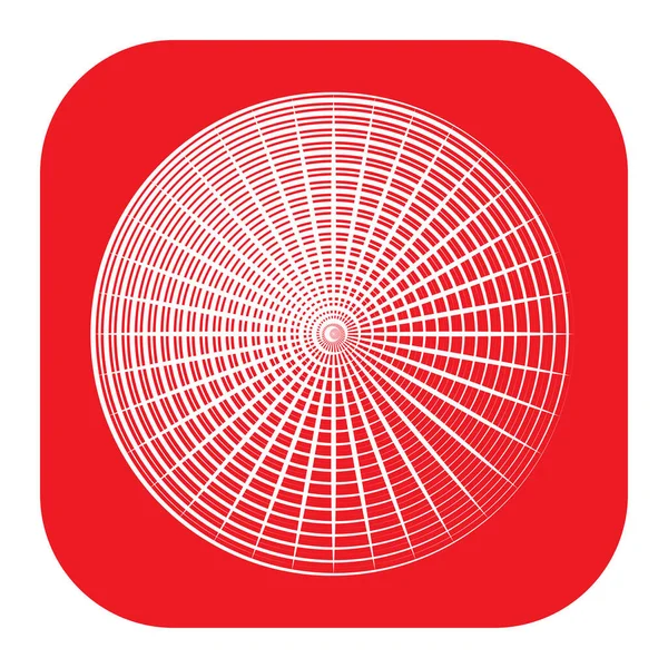 Converging Radial Circular Lines Element — 스톡 벡터