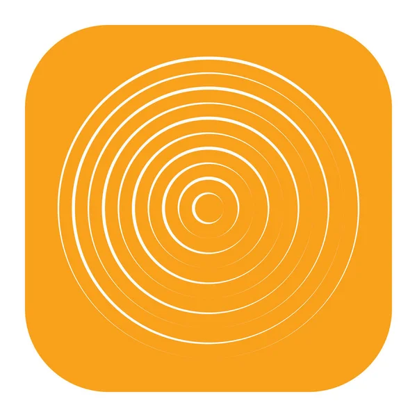 Converging radial, circular lines element