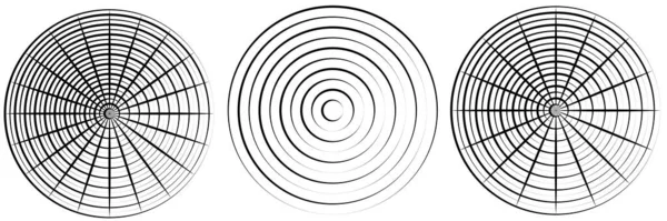 Dairesel çizgiler elementi birleştiriliyor. Stock vektör illüstrasyonu, klip- art grafikleri