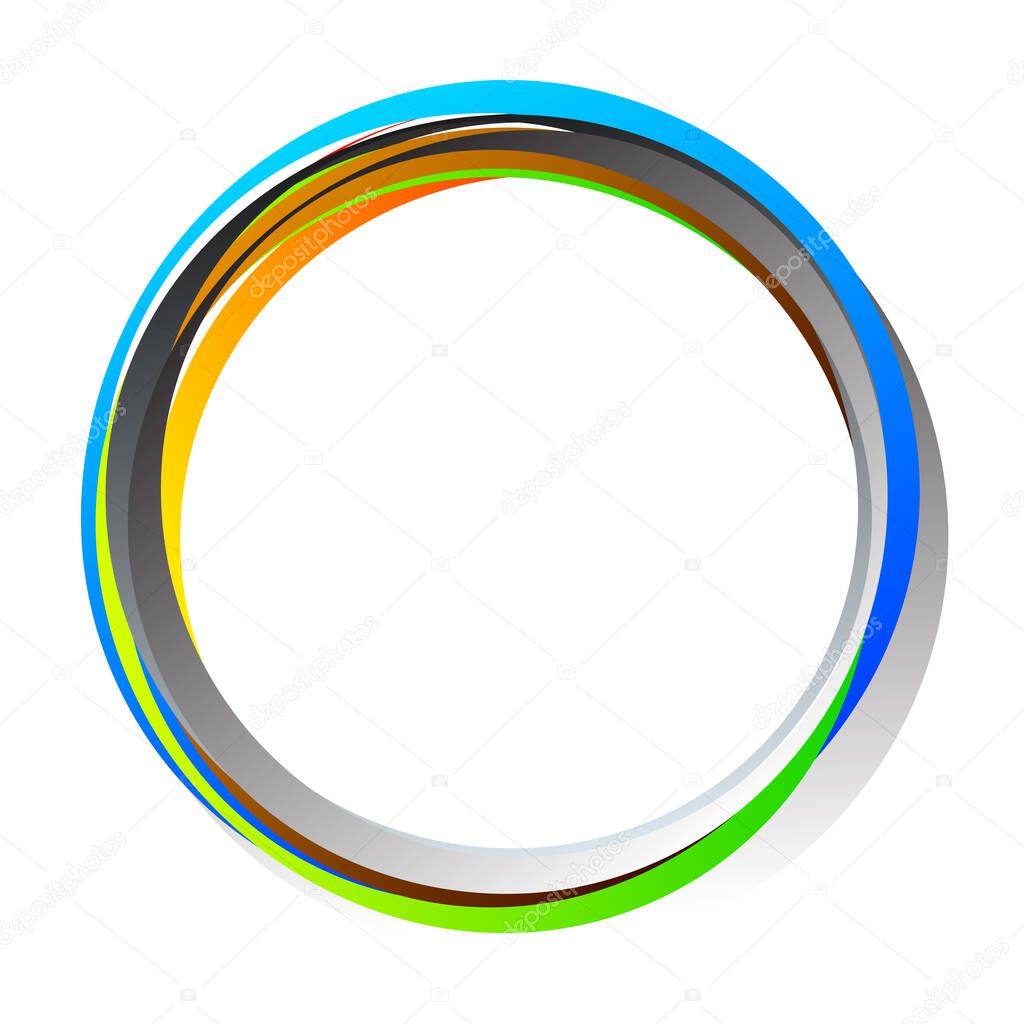 Random circles, rings circular element