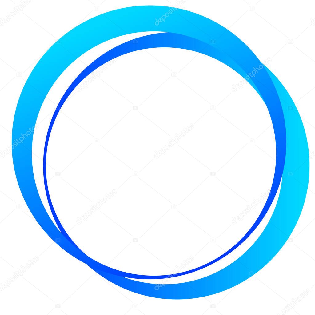 Random circles, rings circular element