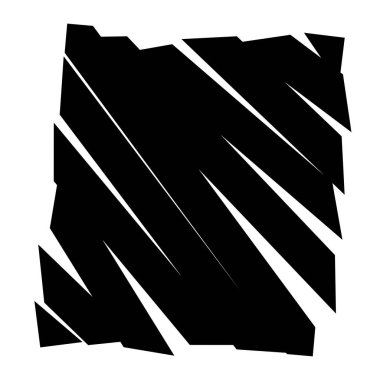 Kırma, kesme, kırılma doku efekti elementi