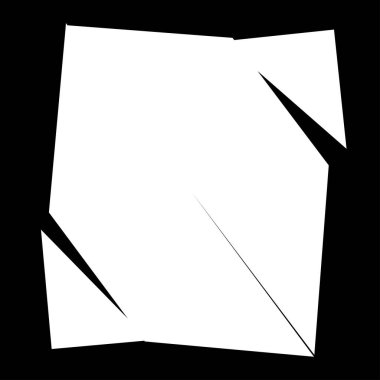 Kırma, kesme, kırılma doku efekti elementi