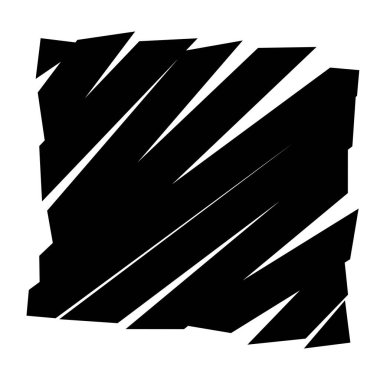 Kırma, kesme, kırılma doku efekti elementi