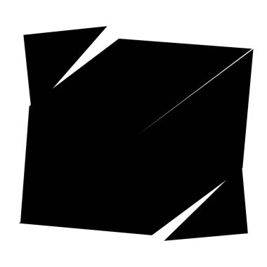 Kırma, kesme, kırılma doku efekti elementi