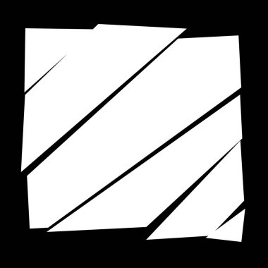 Kırma, kesme, kırılma doku efekti elementi