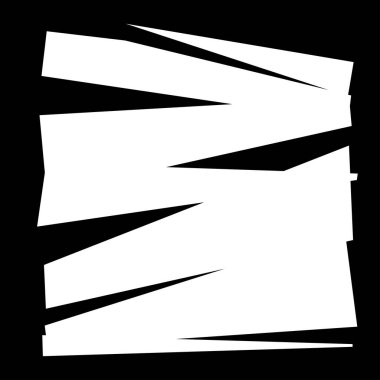 Kırma, kesme, kırılma doku efekti elementi